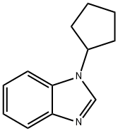 1H-Benzimidazole, 1-cyclopentyl- Structure