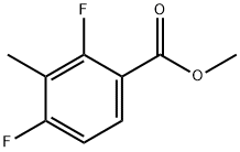 Methyl 2,4-difluoro-3-methylbenzoate 구조식 이미지