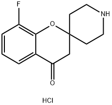 8-fluorospiro[chroman-2,4'-piperidin]-4-one hydrochloride Structure