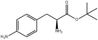4-amino- L-Phenylalanine, 1,1-dimethylethyl ester Structure