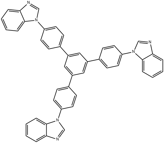 1,1'-(5'-(4-(1H-benzo[d]imidazol-1-yl)phenyl)-[1,1':3',1''-terphenyl]-4,4''-diyl)bis(1H-benzo[d]imidazole) Structure