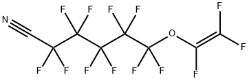 2,2,3,3,4,4,5,5,6,6-Decafluoro-6-[(1,2,2-trifluorovinyl)oxy]hexanenitrile 구조식 이미지