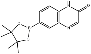 6-(4,4,5,5-tetramethyl-1,3,2-dioxaborolan-2-yl)quinoxalin-2(1H)-one Structure