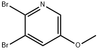 2,3-dibromo-5-methoxypyridine Structure