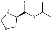 S-4-Thiazolidinecarboxylic acid 1-methylethyl ester 구조식 이미지
