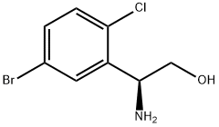 (2S)-2-AMINO-2-(5-BROMO-2-CHLOROPHENYL)ETHAN-1-OL Structure