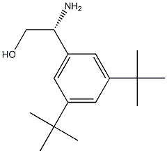(R)-2-amino-2-(3,5-di-tert-butylphenyl)ethan-1-ol 구조식 이미지