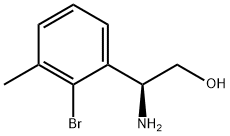 (2S)-2-AMINO-2-(2-BROMO-3-METHYLPHENYL)ETHAN-1-OL 구조식 이미지