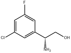 (2R)-2-AMINO-2-(5-CHLORO-3-FLUOROPHENYL)ETHAN-1-OL Structure