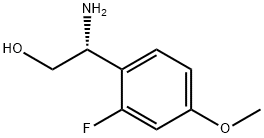 (2R)-2-AMINO-2-(2-FLUORO-4-METHOXYPHENYL)ETHAN-1-OL 구조식 이미지