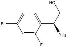(2S)-2-AMINO-2-(4-BROMO-2-FLUOROPHENYL)ETHAN-1-OL Structure