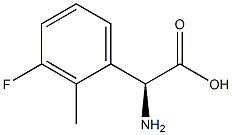 (2S)-2-AMINO-2-(3-FLUORO-2-METHYLPHENYL)ACETIC ACID 구조식 이미지