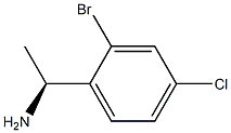 (1S)-1-(2-BROMO-4-CHLOROPHENYL)ETHYLAMINE Structure