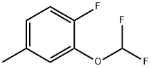 2-(difluoromethoxy)-1-fluoro-4-methylbenzene Structure