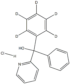 (2,3,4,5,6-pentadeuteriophenyl)-phenyl-pyridin-2-ylmethanol:hydrochloride 구조식 이미지