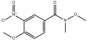 N,4-dimethoxy-N-methyl-3-nitrobenzamide 구조식 이미지