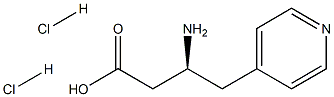 (S)-3-Amino-4-(4-pyridyl)-butyric acid2HCl 구조식 이미지