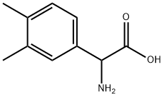 2-AMINO-2-(3,4-DIMETHYLPHENYL)ACETIC ACID Structure