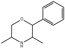 3,5-dimethyl-2-phenylmorpholine Structure