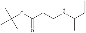 tert-butyl 3-[(butan-2-yl)amino]propanoate 구조식 이미지