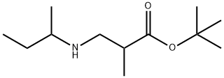 tert-butyl 3-[(butan-2-yl)amino]-2-methylpropanoate Structure