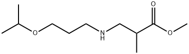 methyl 2-methyl-3-{[3-(propan-2-yloxy)propyl]amino}propanoate Structure
