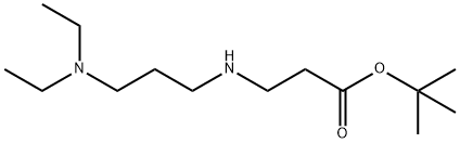 tert-butyl 3-{[3-(diethylamino)propyl]amino}propanoate 구조식 이미지