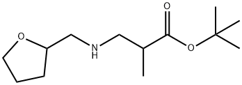 tert-butyl 2-methyl-3-{[(oxolan-2-yl)methyl]amino}propanoate 구조식 이미지