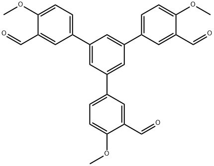 1,3,5-Tris(4-methoxy-5-formylphenyl)benzene Structure