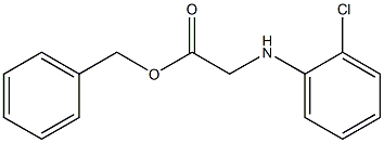 R-2-Chlorophenylglycine phenylmethyl ester 구조식 이미지