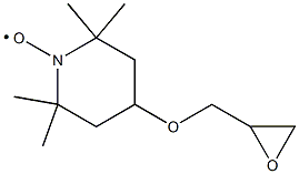 1-Piperidinyloxy, 2,2,6,6-tetramethyl-4-(2-oxiranylmethoxy)- Structure