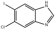 5-Chloro-6-iodo-1H-benzoimidazole Structure