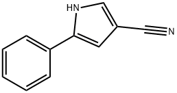 5-phenyl-1H-pyrrole-3-carbonitrile 구조식 이미지