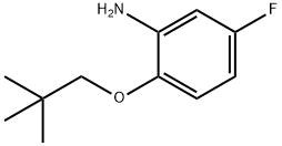 5-Fluoro-2-(neopentyloxy)aniline Structure