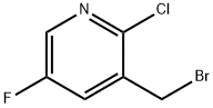 3-(bromomethyl)-2-chloro-5-fluoropyridine Structure