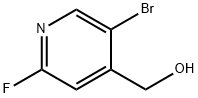 (5-BROMO-2-FLUOROPYRIDIN-4-YL)METHANOL 구조식 이미지