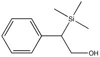 2-phenyl-2-(trimethylsilyl)ethanol 구조식 이미지