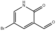 5-Bromo-2-oxo-1,2-dihydropyridine-3-carbaldehyde 구조식 이미지