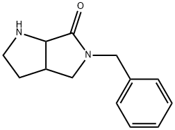 Pyrrolo[3,4-b]pyrrol-6(1H)-one, hexahydro-5-(phenylmethyl)- Structure