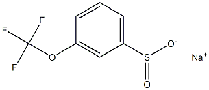 sodium:3-(trifluoromethoxy)benzenesulfinate Structure