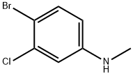 4-bromo-3-chloro-N-methylaniline 구조식 이미지