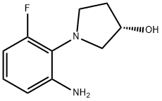 (S)-1-(2-Amino-6-fluorophenyl)pyrrolidin-3-ol Structure