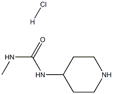 1-methyl-3-(piperidin-4-yl)urea hydrochloride Structure