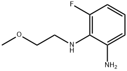 6-Fluoro-N1-(2-methoxyethyl)benzene-1,2-diamine Structure