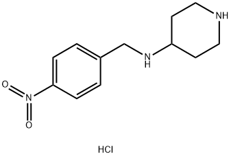 N-(4-Nitrobenzyl)piperidine-4-amine dihydrochloride Structure
