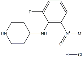 N-(2-Fluoro-6-nitrophenyl)piperidin-4-amine hydrochloride Structure