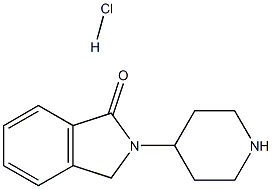 2-(Piperidin-4-yl)isoindolin-1-one hydrochloride 구조식 이미지