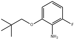 2-Fluoro-6-(neopentyloxy)aniline Structure