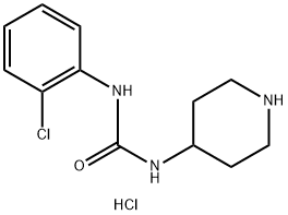1-(2-Chlorophenyl)-3-(piperidin-4-yl)urea hydrochloride Structure