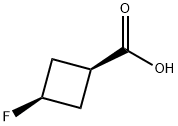 cis-3-fluorocyclobutane-1-carboxylic acid Structure